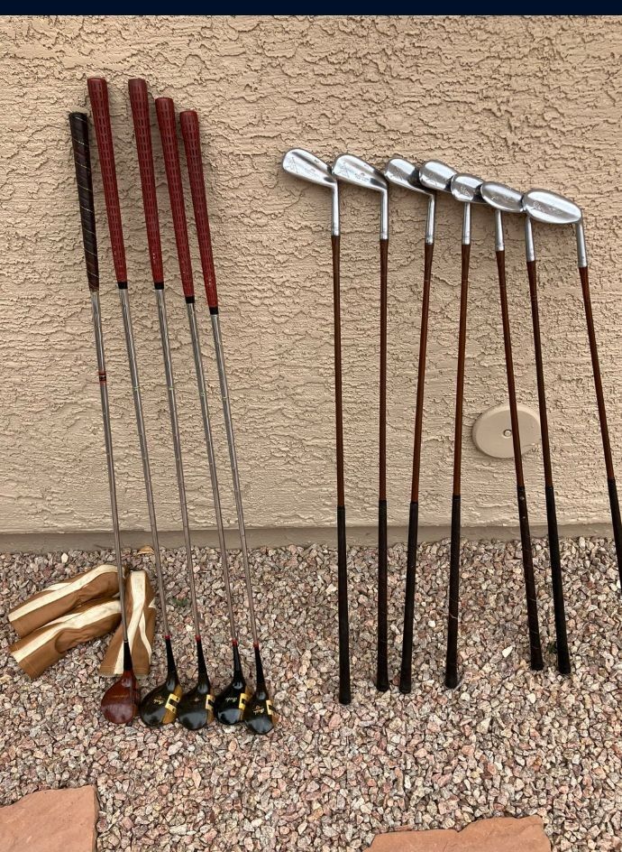 VINTAGE WALTER HAGEN TOM-BOY SET 2 THRU 9 IRON MODEL 305 Golf Clubs!
