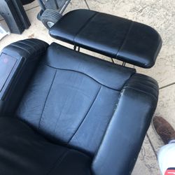 Black Leather Massage Chair