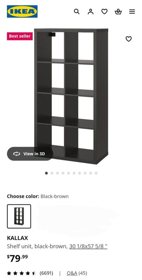 Ikea Storage Organizer Cube