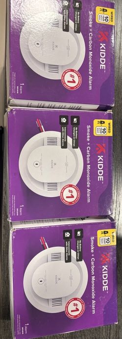 Kidde Smoke and CO2 alarms