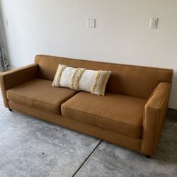 Cute Sofa With Pillow //moving!// Can Deliver For Free 