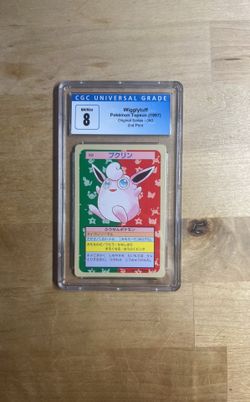 Pokémon Topsun Wigglytuff Green Back CGC 8