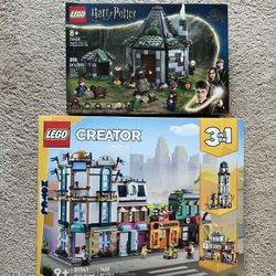 Lego Set 31141 Main Street + 76428 Hagrid’s Hut Harry Potter 