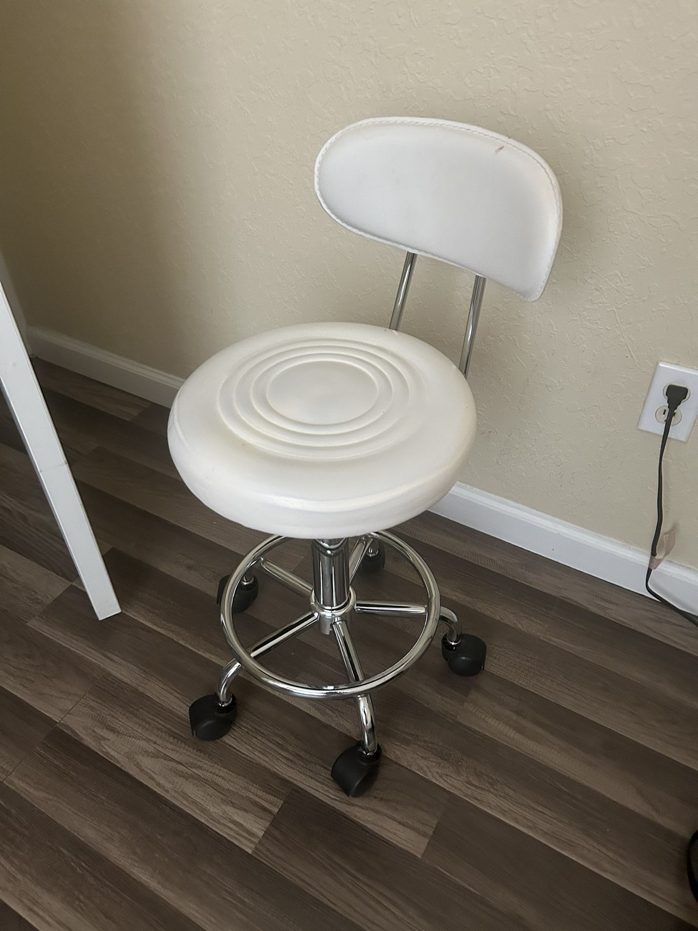 White Vanity Chair