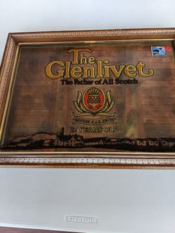 The Glenlivet Scotch Mirror.