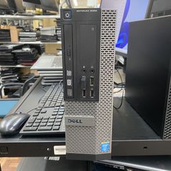 Dell Optiplex PC(tower) Intel Core i7, 8gb Ram, 256gb SSD, Wimdows 11, Ready To Plug and Use It. It comes with USB wifi adapter and a power cable. No 