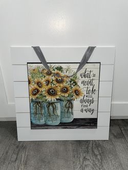 Sunflower Bard Board Wood Sign🌻