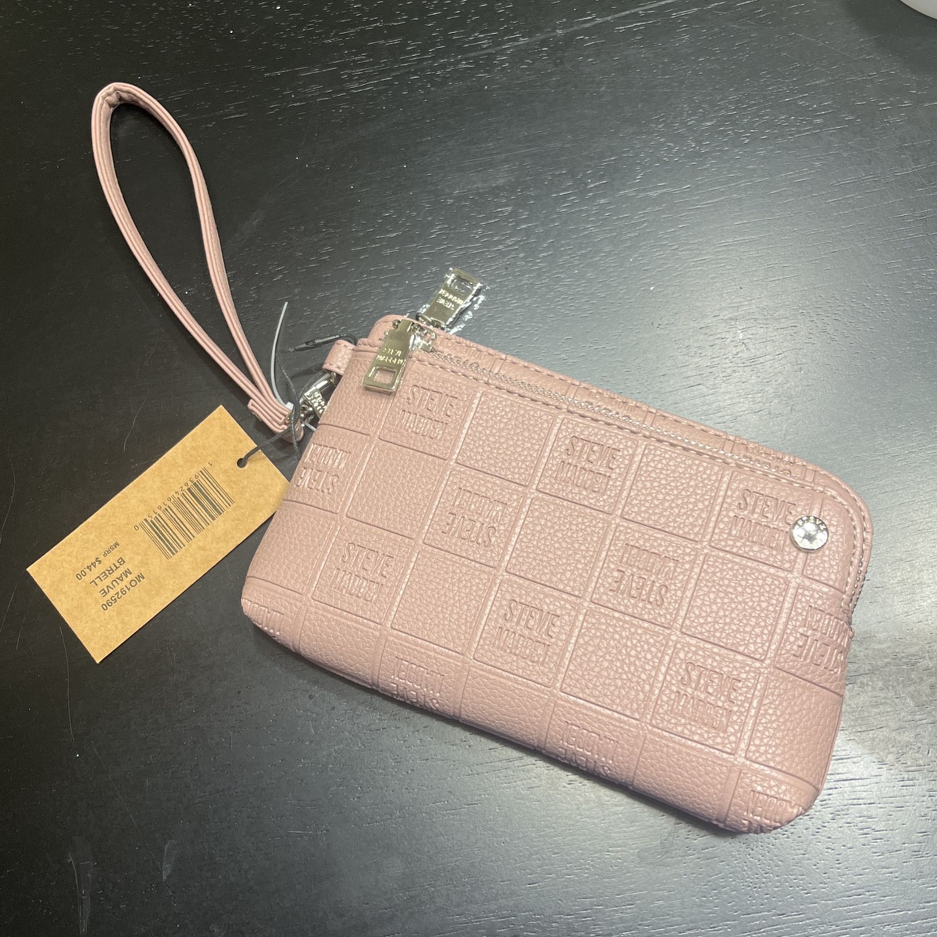 Steve Madden - Wristlet Wallet or Purse - Mauve Pink