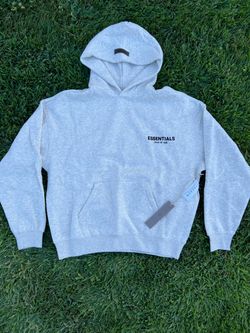 Light Oat ESSENTIALS hoodie (Size S)