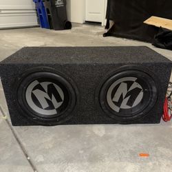 Memphis subwoofers with Alpine amplifier 