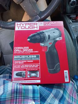 12 v cordless drill driver brand new unopened