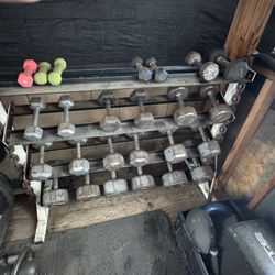 Dumbbells With Rack
