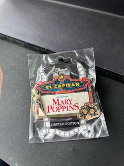 DSSH DSF Disney Mary Poppins Polly El Capitan Theater Marquee LE 300 Pin