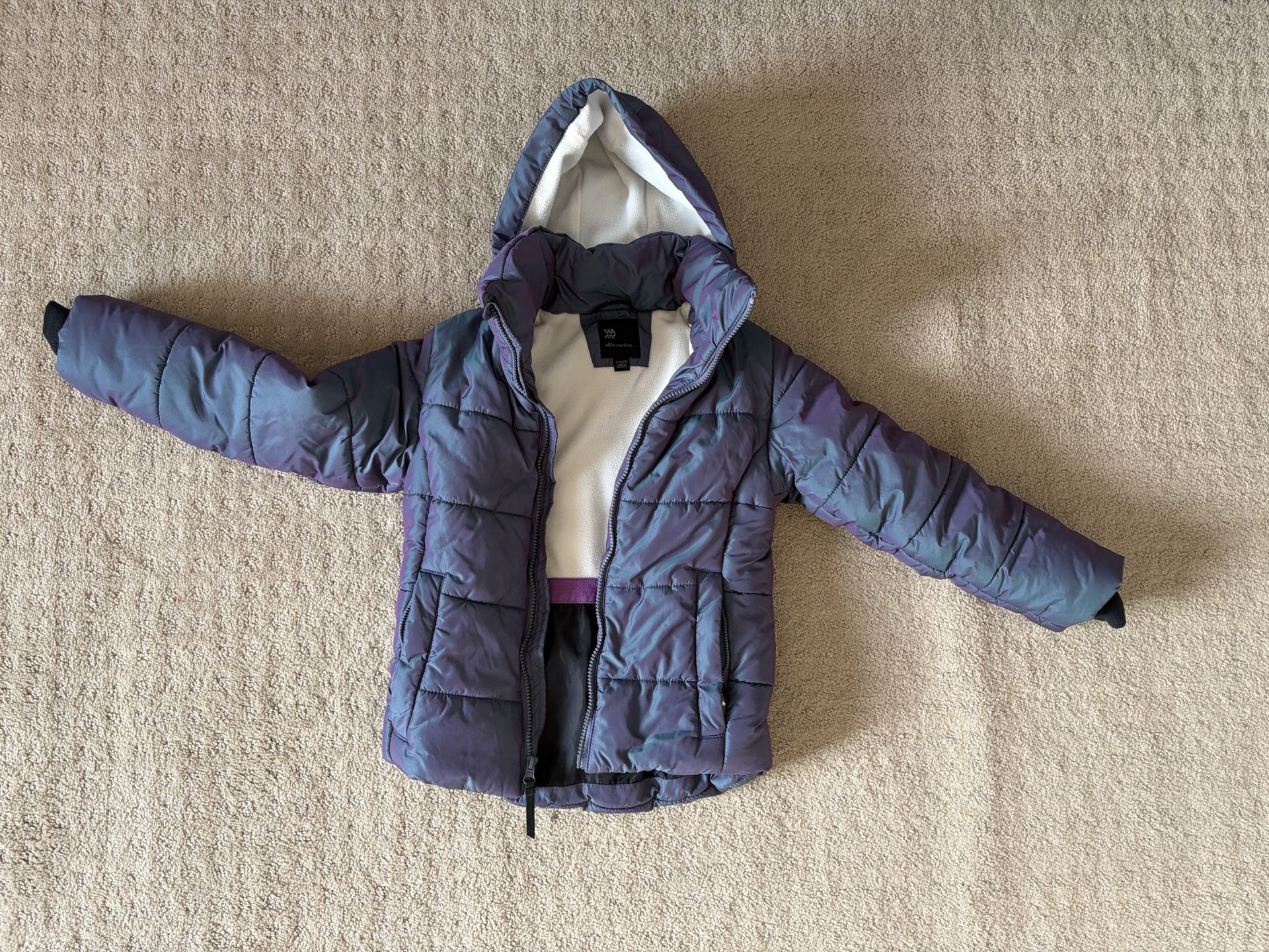 Girls All In Motion Winter Jacket Size 6