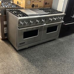 2017 VIKING 5 SERIES 60” GAS 110V RANGE STOVE OVEN
