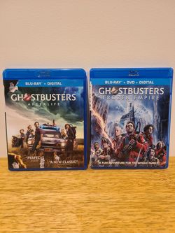 Ghostbusters Afterlife & Frozen Empire Blu Ray Movies