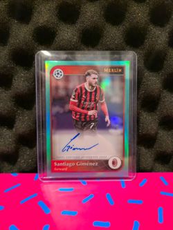 Santiago Giménez Topps Merlin Certified Autograph Card