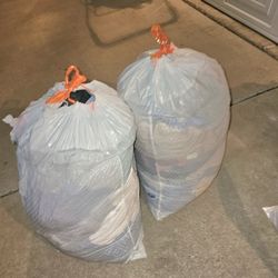 Men's Dress Shirt And Jeans 👖 Size M And L And XL In Good Condition $15 For Each Bag 