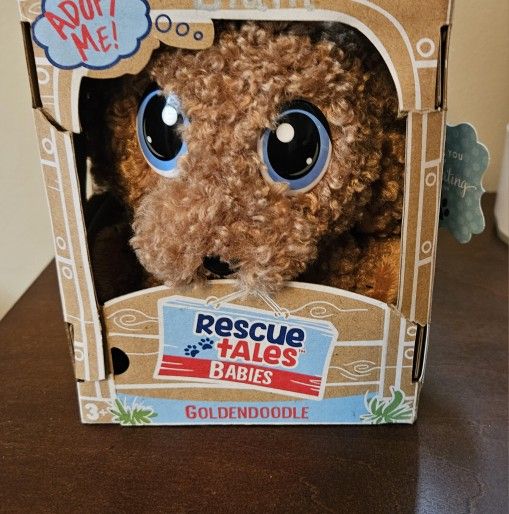 Rescue Tales Goldendoodle Plush Toy