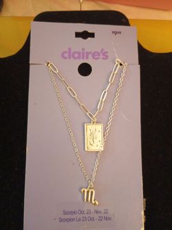 Scorpio Astrological Necklaces
