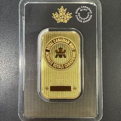 1 oz gold bar