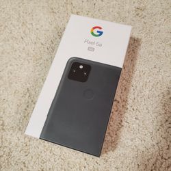 Google Pixel 5a 5G (128GB. Mostly Black, UNOPENED/SEALED