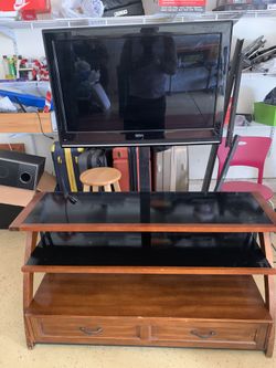 Entertainment Center With 32” Inch Tv