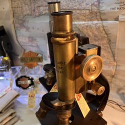 Lietz Brass 1922 Microscope