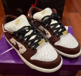 Supreme x Nike Dunk OG SB QS Low Barkroot Brown Size 8.5 