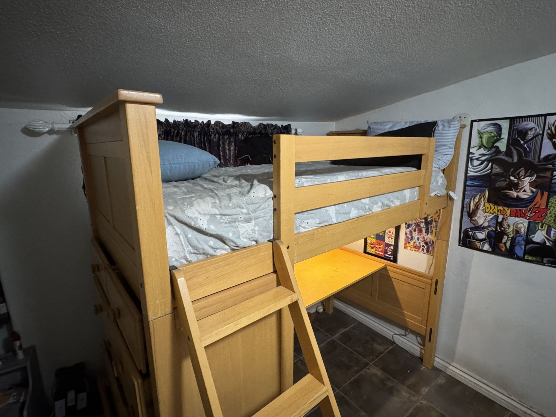 Bunk Bed With Drawers And Desk
