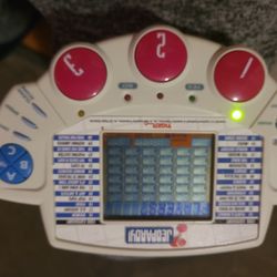 Hand  Held Jeopardy Game, Good Condition.