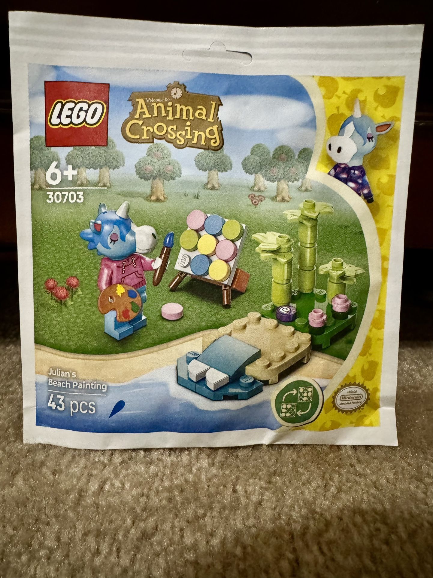 Lego 30703 Animal Crossing Julian's Beach Painting Paperbag (Polybag)