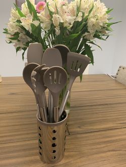 Set de 8 ps de utensilios de Cocina de silicon