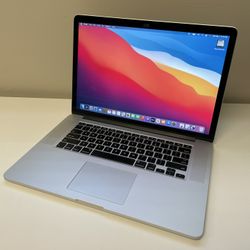Apple 15” 2014 MacBook Pro Retina 2.50ghz Quad Core i7 16gb RAM 500GB SSD 2GB NVIDIA macOS Big Sur 
