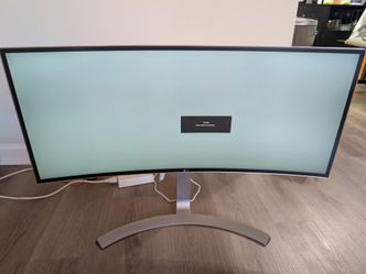 34 Inch LG Curved Monitor