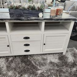 SALE!!! Farmhouse Style TV Stand, Color : Antique White