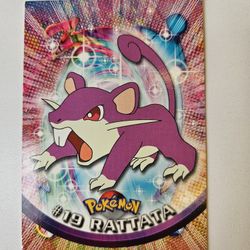 Rattata #19 1999 TOPPS Pokémon Card Collectable Vintage 