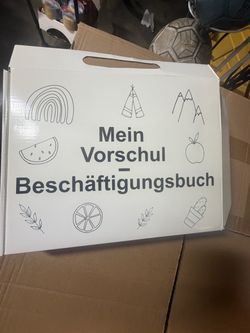 German preschool Activity Book
