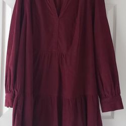 Burgundy Dress