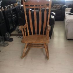 Solid Wood Rocking Chair 