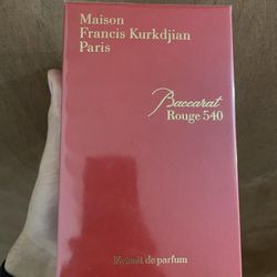 Baccarat Rouge 540 Cologne