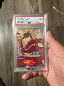 PSA 9 One Piece Monkey D. Luffy 1st Anniversary Promo