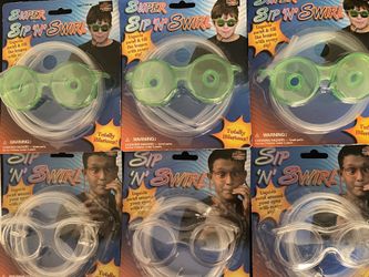 Sip ‘N’ Swirl (clear) and/or Super Sip ‘N’ Swirl