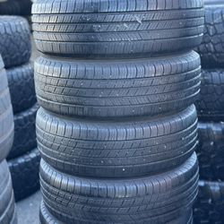 SET OF TIRE 195 65 15 MICHELIN 85% LIFE