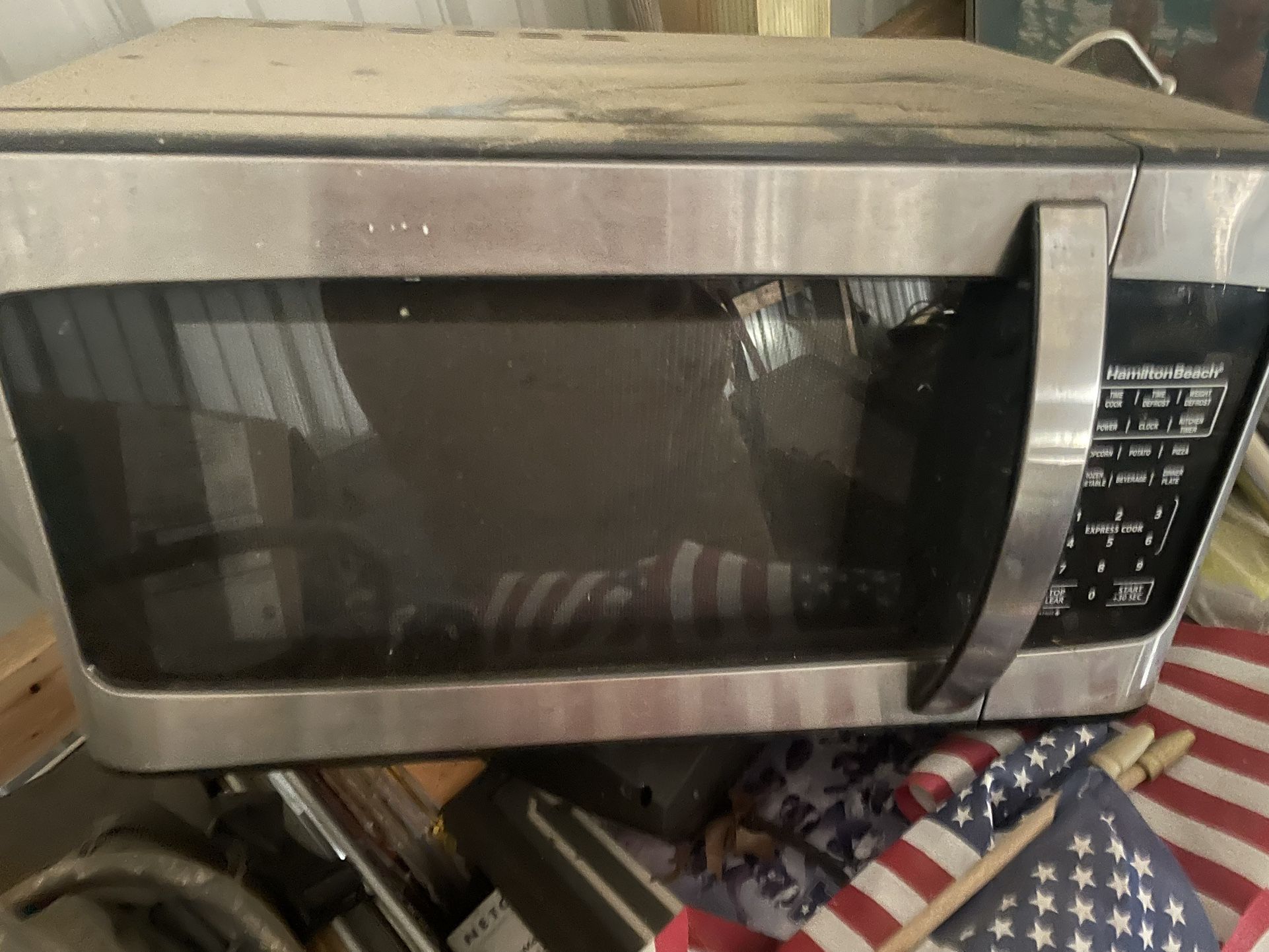 Used Microwave Works Good