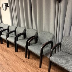 10 Chairs Grayish Blue