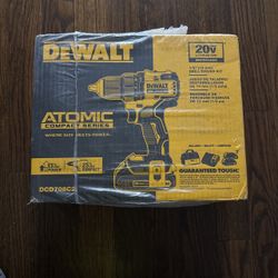 DEWALT ATOMIC 20V MAX* Brushless Compact 1/2 in. Drill/Driver Kit (2-Batteries and 1-Charger Included)
