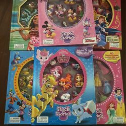 Disney Stuck On Stories Books