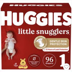 Huggies Little Snugglers Diapers Size 1 - 90ct
