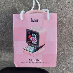Divoom Ditoo-Pro Retro Pixel Art Bluetooth Speaker